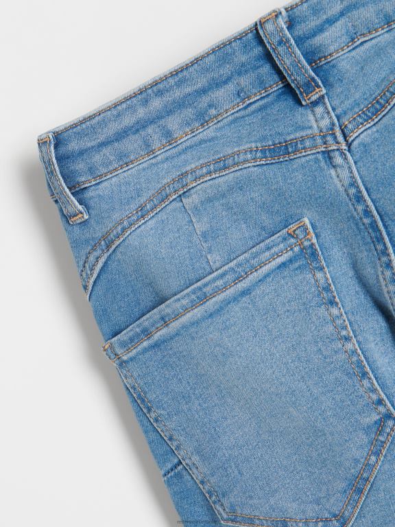 albastru Reserved femei îmbrăcăminte împinge în sus blugii 648HZ544