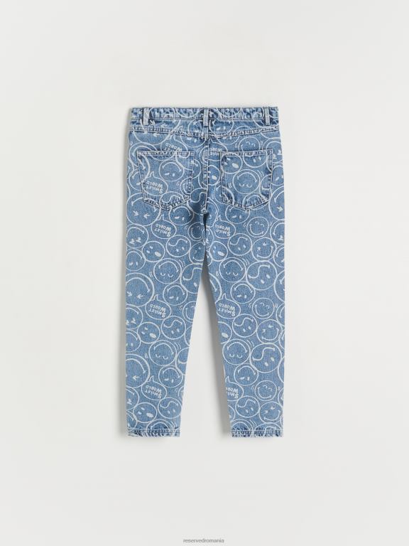 albastru Reserved fetelor îmbrăcăminte blugi boyfriend smileyworld 648HZ1968