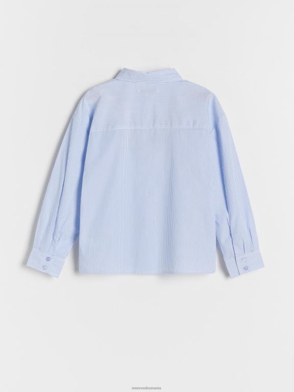 albastru Reserved fetelor îmbrăcăminte cămașă cu dungi 648HZ1907