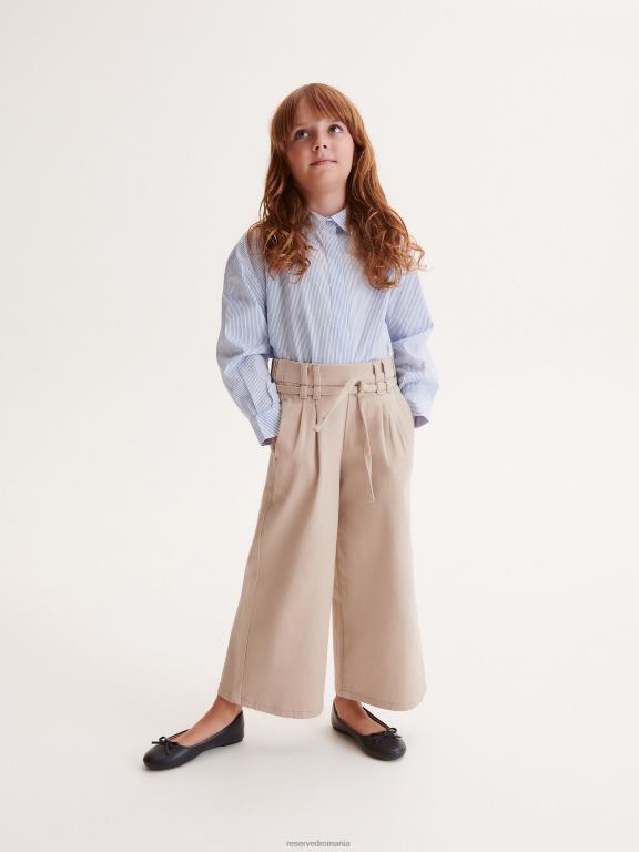 albastru Reserved fetelor îmbrăcăminte cămașă cu dungi 648HZ1907