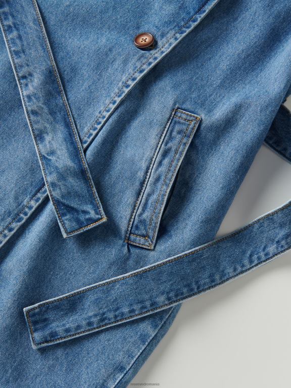 albastru Reserved fetelor îmbrăcăminte trenci din denim 648HZ1866