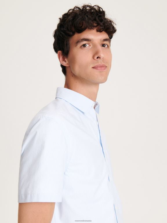 albastru deschis Reserved bărbați îmbrăcăminte cămașă cu dungi regular fit 648HZ1383