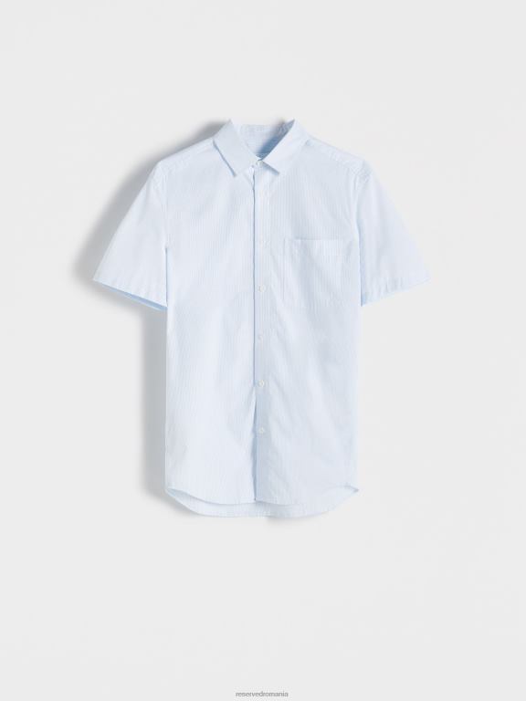 albastru deschis Reserved bărbați îmbrăcăminte cămașă cu dungi regular fit 648HZ1383