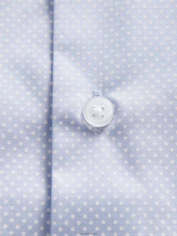 albastru deschis Reserved bărbați îmbrăcăminte cămașă slim fit 648HZ1390
