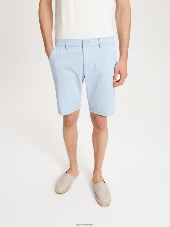 albastru deschis Reserved bărbați îmbrăcăminte pantaloni scurți obișnuiți 648HZ1444