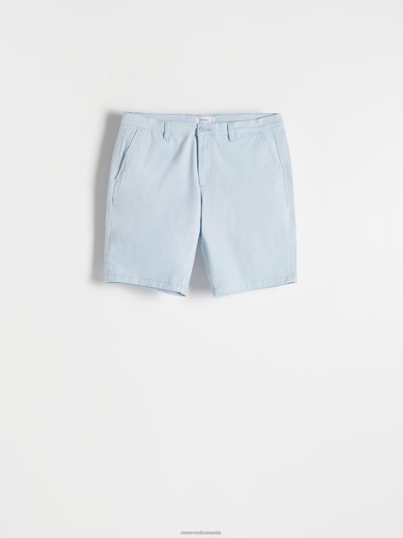 albastru deschis Reserved bărbați îmbrăcăminte pantaloni scurți obișnuiți 648HZ1444