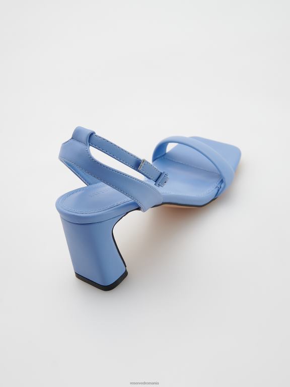 albastru deschis Reserved femei pantofi sandale cu toc bloc 648HZ956