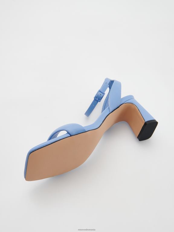 albastru deschis Reserved femei pantofi sandale cu toc bloc 648HZ956