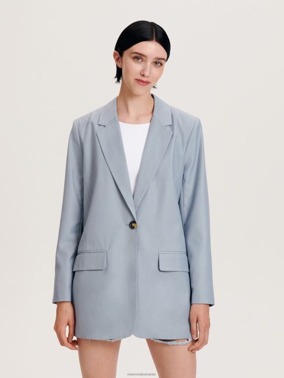 albastru deschis Reserved femei îmbrăcăminte blazer simplu 648HZ263