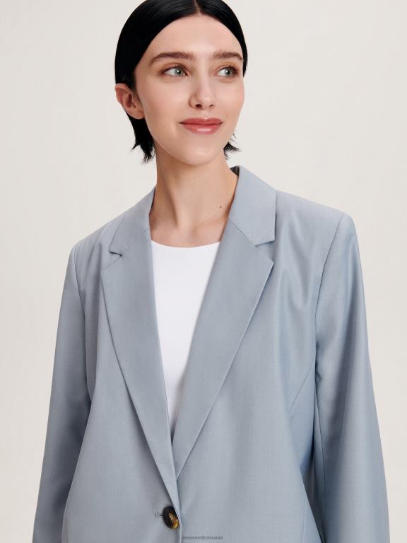 albastru deschis Reserved femei îmbrăcăminte blazer simplu 648HZ263