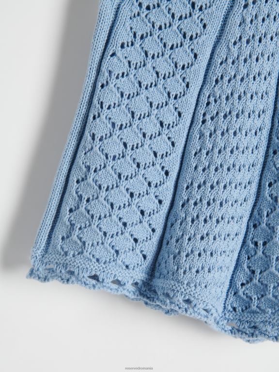 albastru deschis Reserved femei îmbrăcăminte bluză ajurata 648HZ331