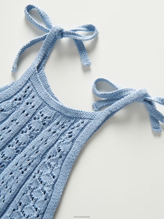 albastru deschis Reserved femei îmbrăcăminte bluză ajurata 648HZ331