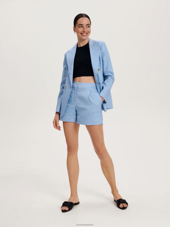 albastru deschis Reserved femei îmbrăcăminte pantaloni scurti 648HZ601