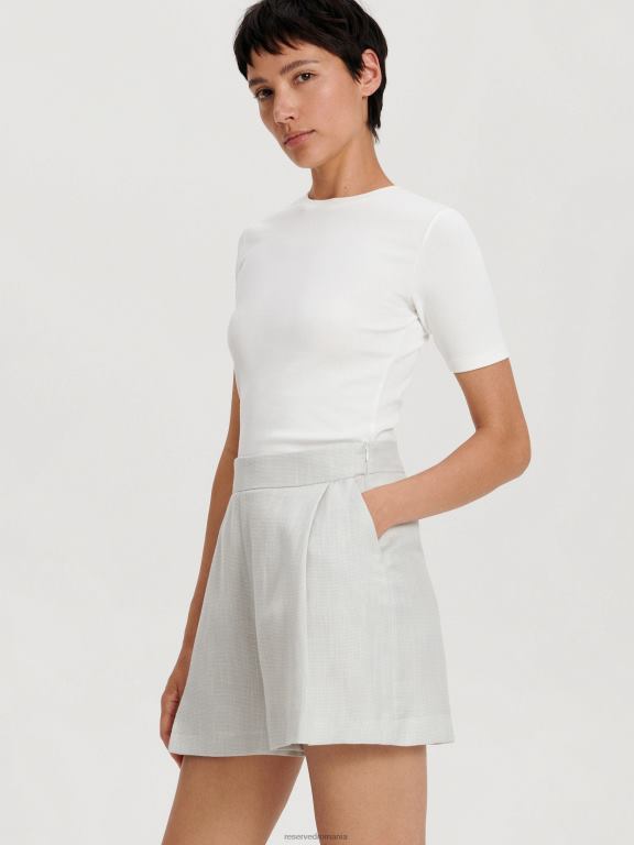 albastru deschis Reserved femei îmbrăcăminte pantaloni scurți de costum 648HZ553