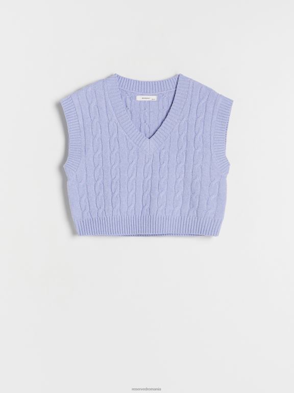 albastru deschis Reserved fetelor îmbrăcăminte vesta din jerseu 648HZ1748