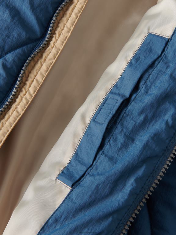 albastru oțel Reserved băieți îmbrăcăminte geacă matlasată cu glugă 648HZ2102