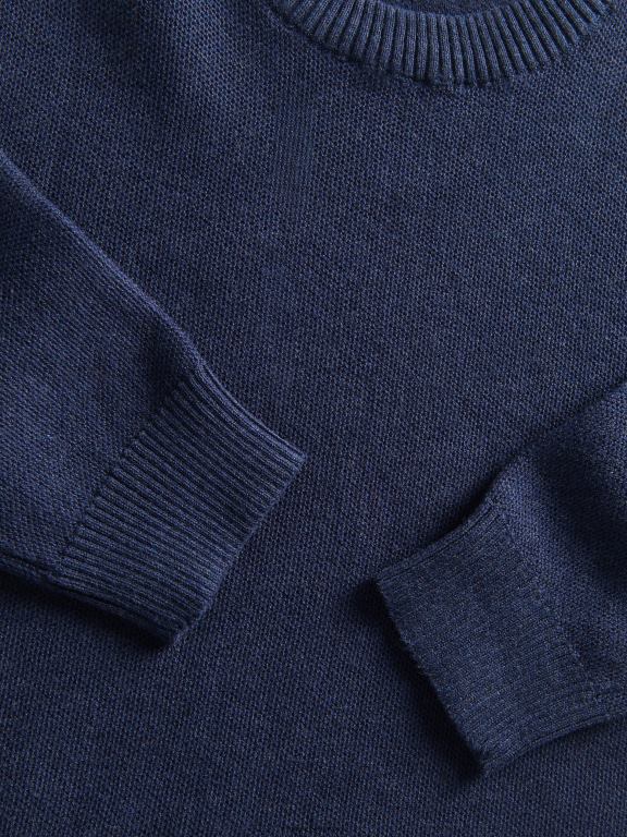 albastru oțel Reserved băieți îmbrăcăminte jumper melange 648HZ2130