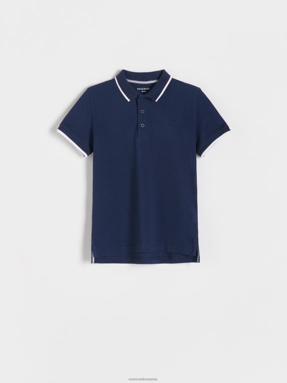 albastru oțel Reserved băieți îmbrăcăminte maiou Polo 648HZ2055