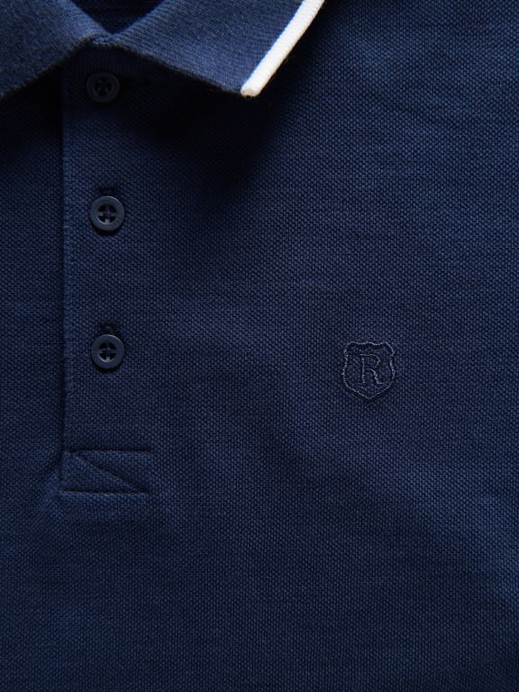 albastru oțel Reserved băieți îmbrăcăminte maiou Polo 648HZ2055