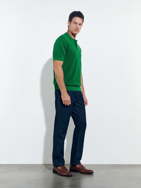 albastru oțel Reserved bărbați îmbrăcăminte blugi obișnuiți 648HZ1566