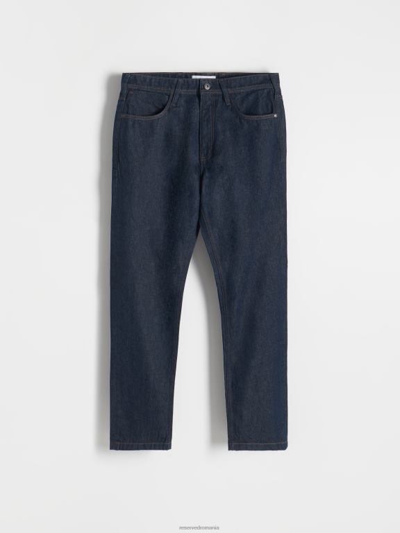 albastru oțel Reserved bărbați îmbrăcăminte blugi obișnuiți 648HZ1566