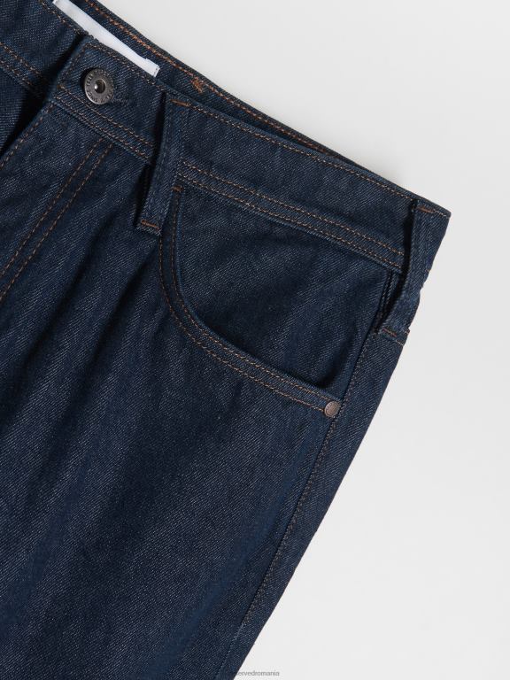 albastru oțel Reserved bărbați îmbrăcăminte blugi obișnuiți 648HZ1566