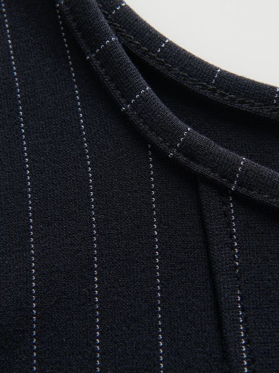 albastru oțel Reserved femei îmbrăcăminte top cu dungi 648HZ470