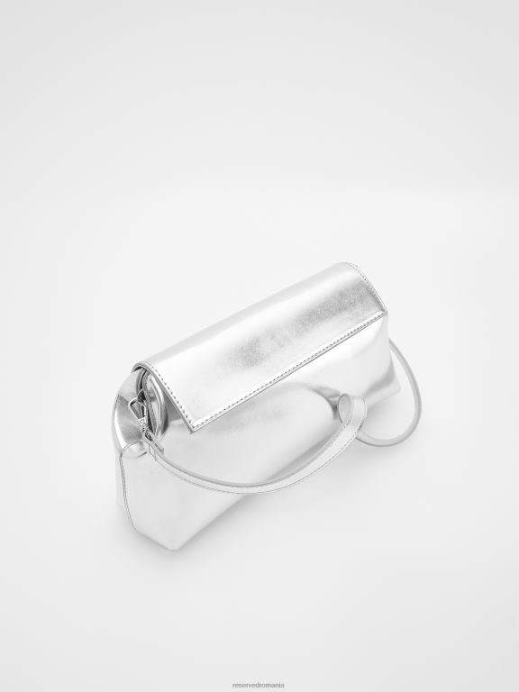 argint Reserved femei accesorii geanta metalica 648HZ993