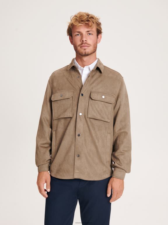 bej Reserved bărbați îmbrăcăminte baracă 648HZ1620