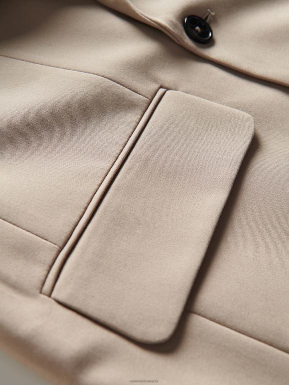 bej Reserved bărbați îmbrăcăminte blazer cu potrivire confortabilă 648HZ1615