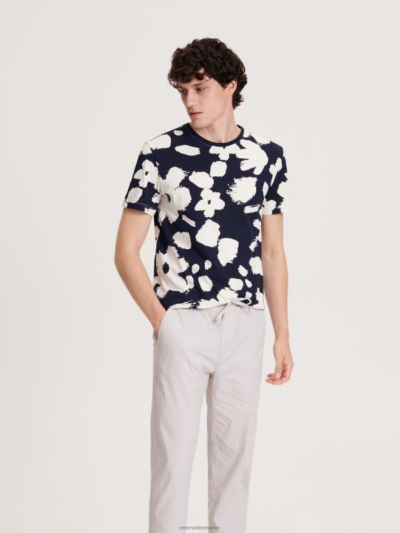 bej Reserved bărbați îmbrăcăminte joggeri subțiri 648HZ1487