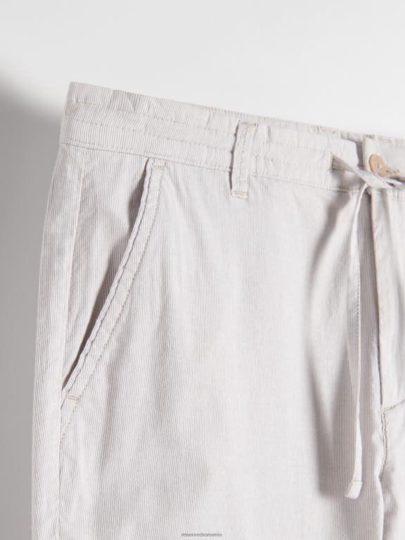 bej Reserved bărbați îmbrăcăminte joggeri subțiri 648HZ1487