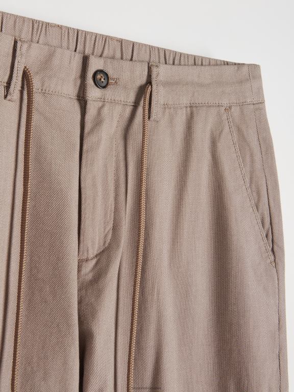 bej Reserved bărbați îmbrăcăminte joggeri subțiri 648HZ1508