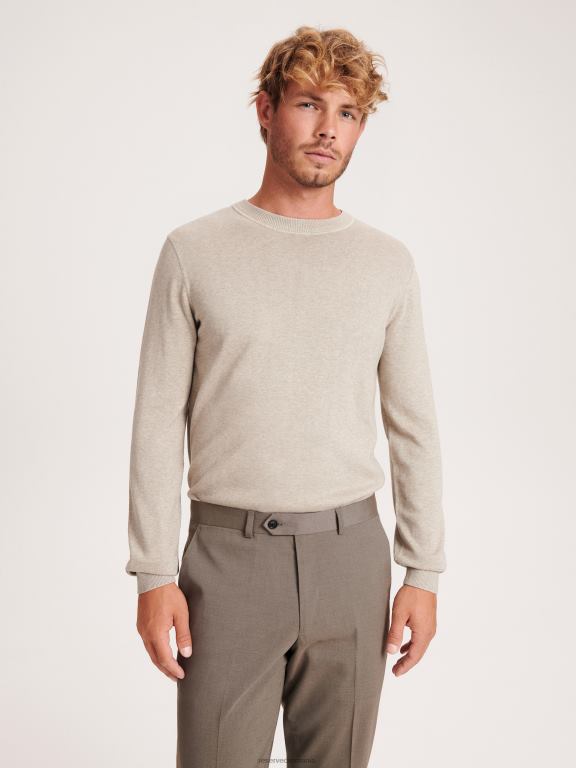 bej Reserved bărbați îmbrăcăminte jumper simplu simplu 648HZ1604