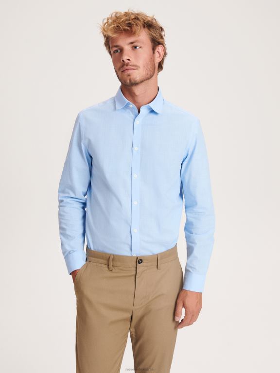 bej Reserved bărbați îmbrăcăminte pantaloni chino slim fit 648HZ1100