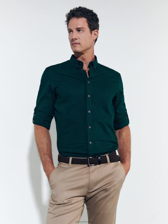 bej Reserved bărbați îmbrăcăminte pantaloni chino slim fit 648HZ1131