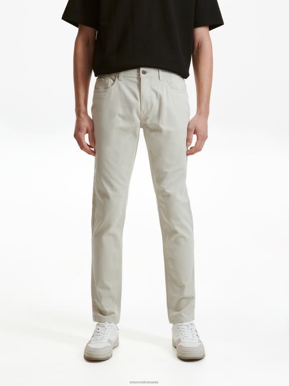 bej Reserved bărbați îmbrăcăminte pantaloni obișnuiți 648HZ1513