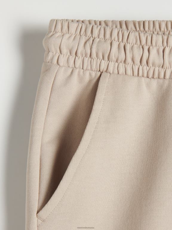 bej Reserved bărbați îmbrăcăminte pantaloni scurți obișnuiți 648HZ1415