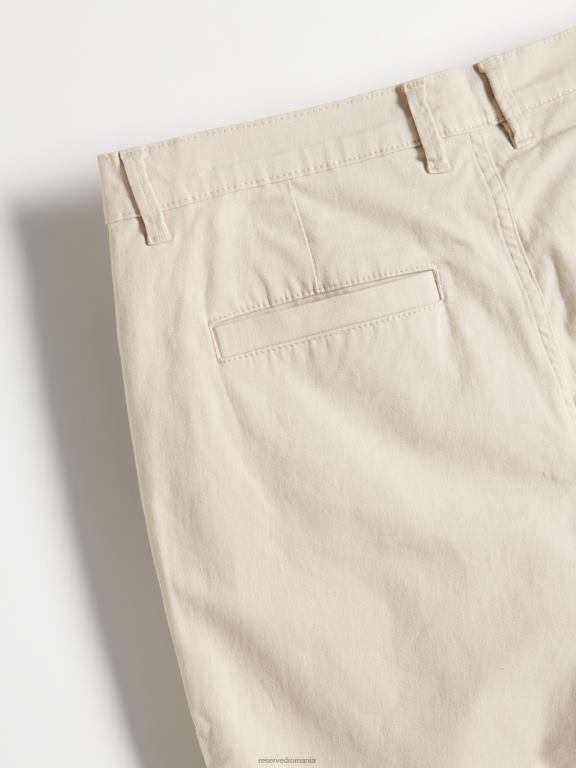 bej Reserved bărbați îmbrăcăminte pantaloni scurți obișnuiți 648HZ1451