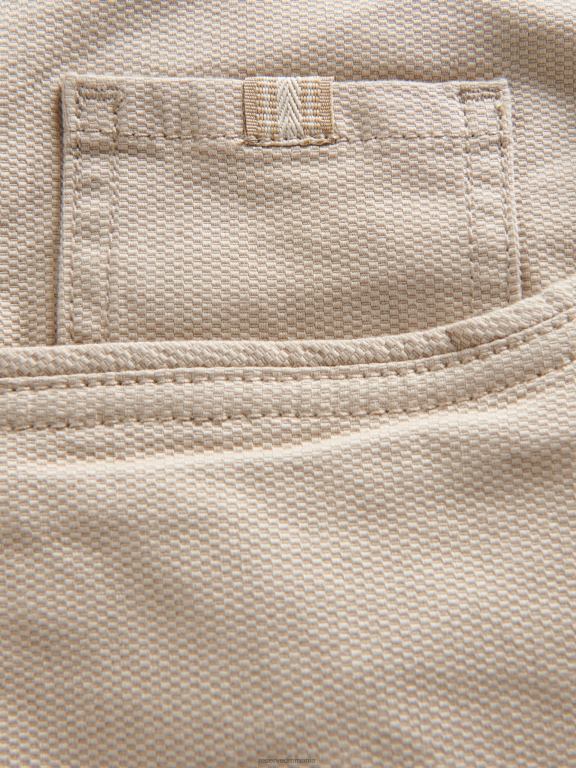 bej Reserved bărbați îmbrăcăminte pantaloni scurți slim fit 648HZ1456