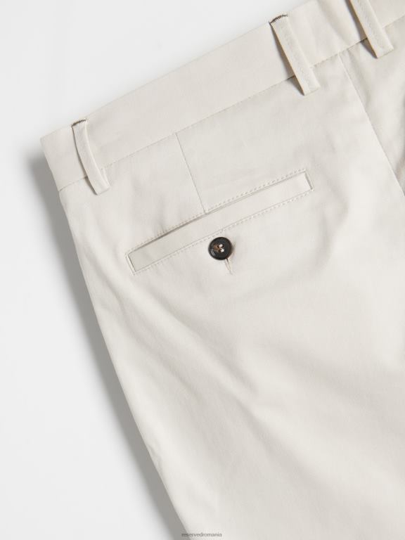 bej Reserved bărbați îmbrăcăminte pantaloni scurți subțiri bogati în bumbac 648HZ1420