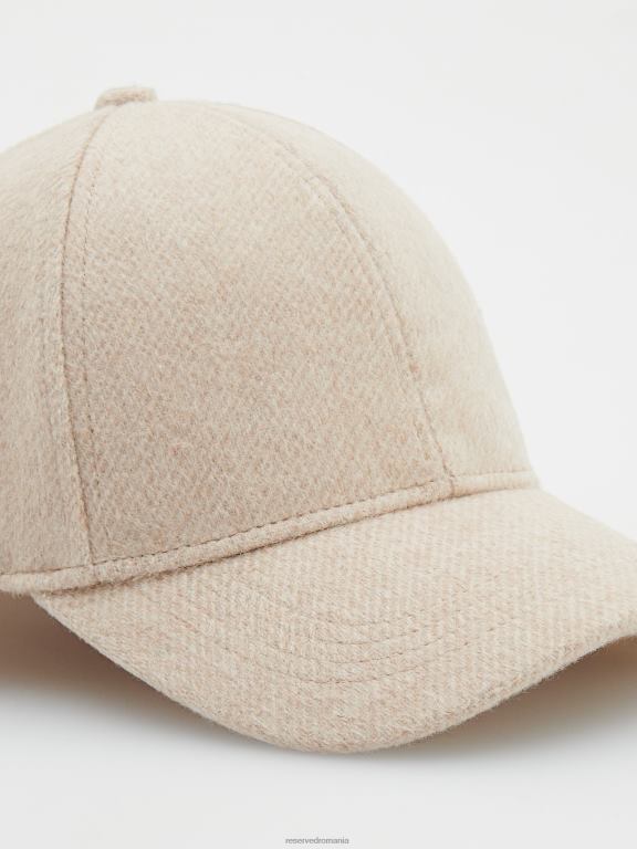 bej Reserved femei accesorii beanie din amestec de lână 648HZ1005