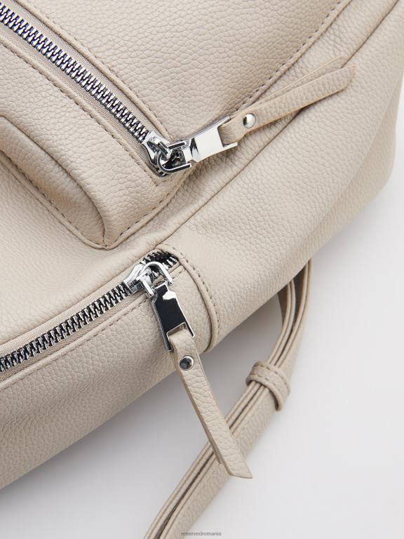 bej Reserved femei accesorii rucsac din piele artificiala 648HZ137