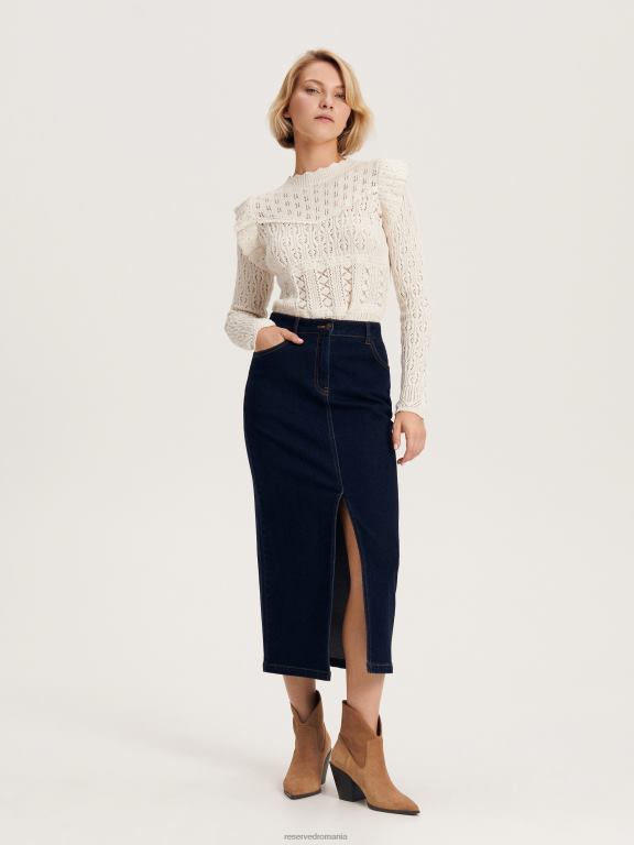 bej Reserved femei pantofi cizme de piele 648HZ168