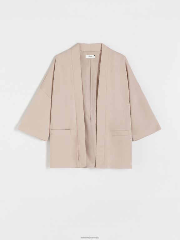 bej Reserved femei îmbrăcăminte blazer simplu 648HZ260