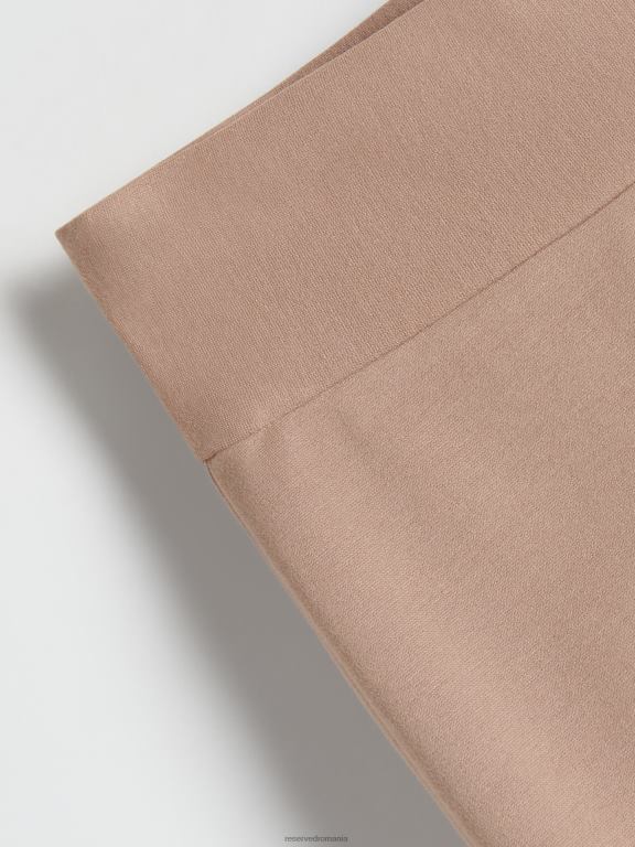 bej Reserved femei îmbrăcăminte fusta midi montata 648HZ832