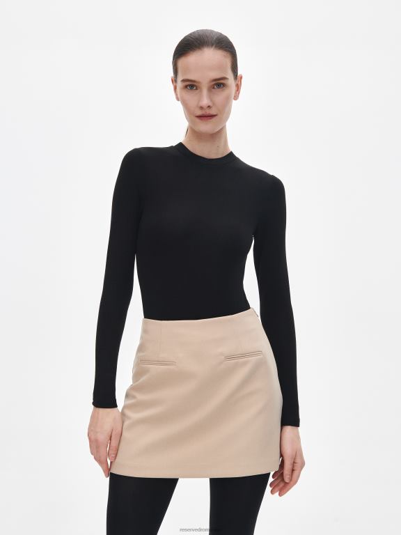 bej Reserved femei îmbrăcăminte fustă 648HZ583