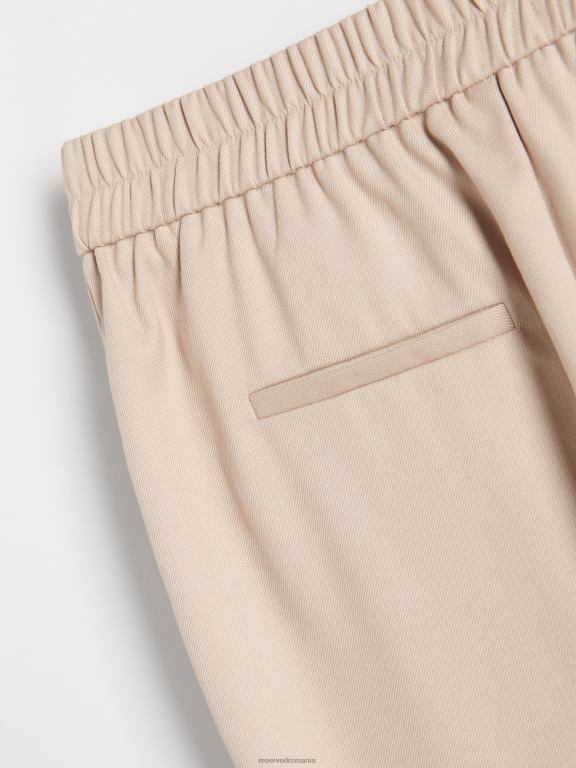 bej Reserved femei îmbrăcăminte pantaloni cu pliu presat 648HZ631