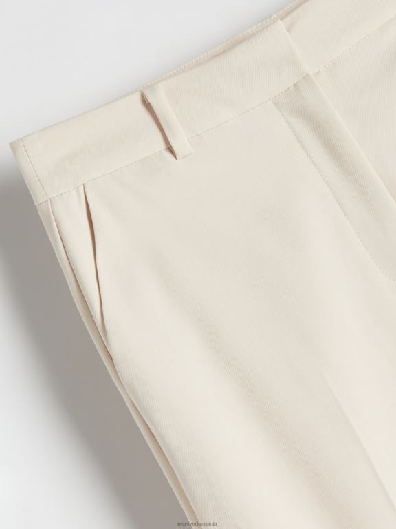 bej Reserved femei îmbrăcăminte pantaloni noi cu pliu presat 648HZ662