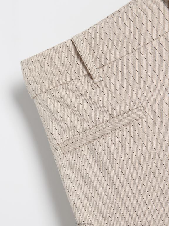 bej Reserved femei îmbrăcăminte pantaloni noi cu pliu presat 648HZ678